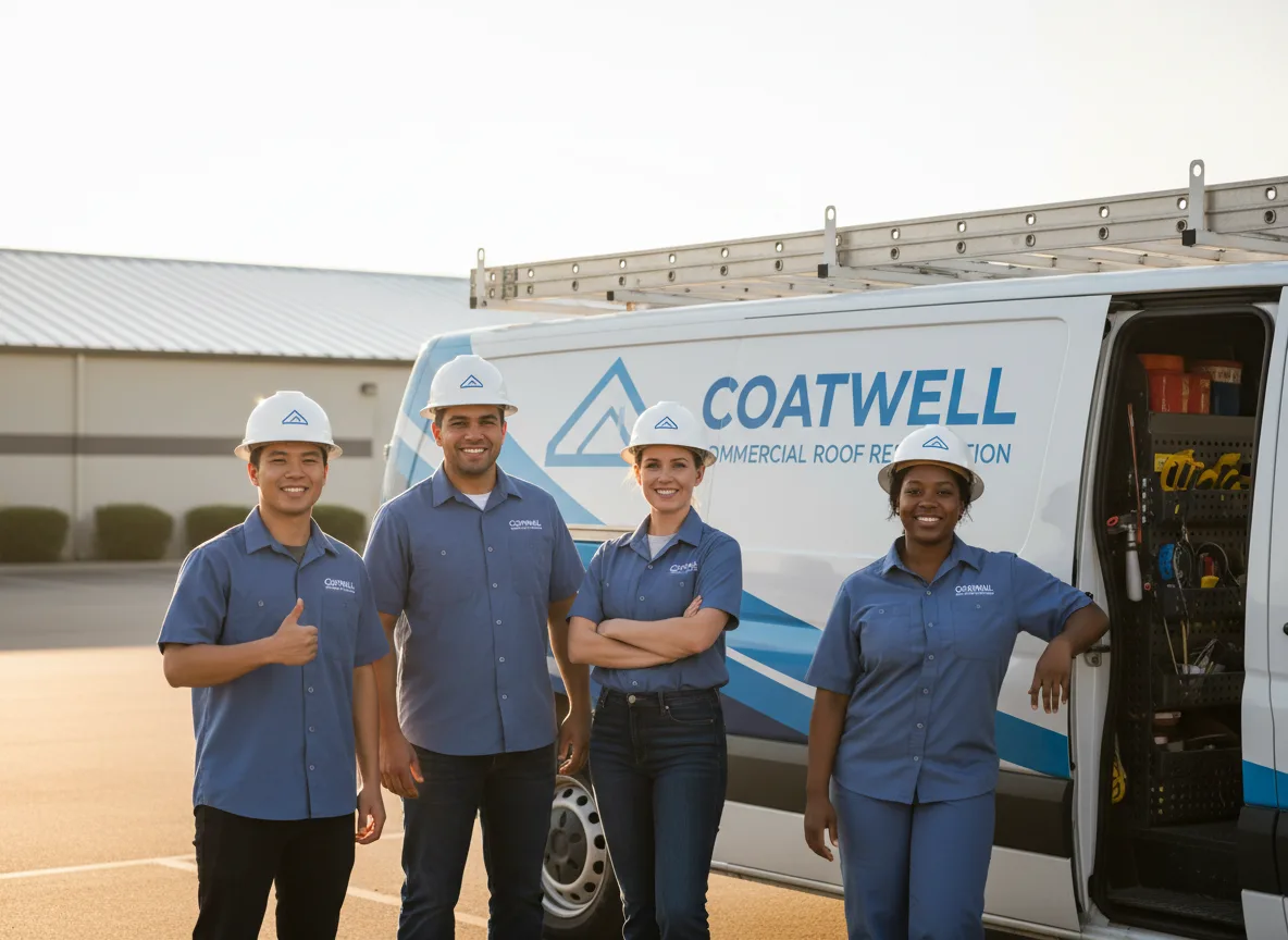 Commercial roof coating company in Montville, CT